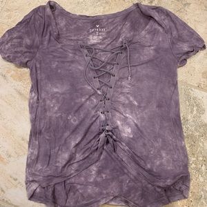 American eagle tie dye tee